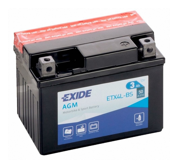 Exide AGM ETX4L-BS