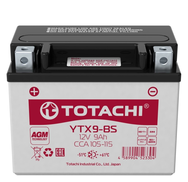 Totachi AGM YTX9-BS